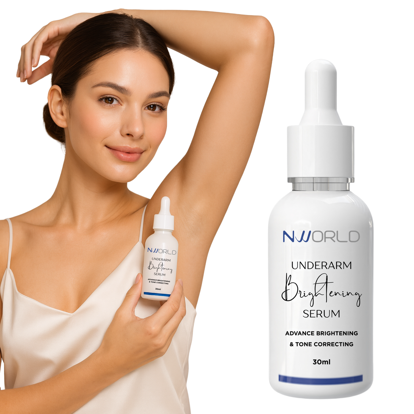 NLIGHTEN Underarm Brightening Serum - Brighten, Smooth & Renew Your Underarms