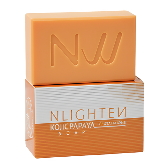 NLighten Kojic Papaya with Glutathione Soap